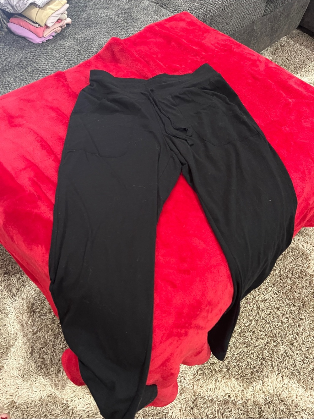 Athletic Works Black Petite Stretch Pants